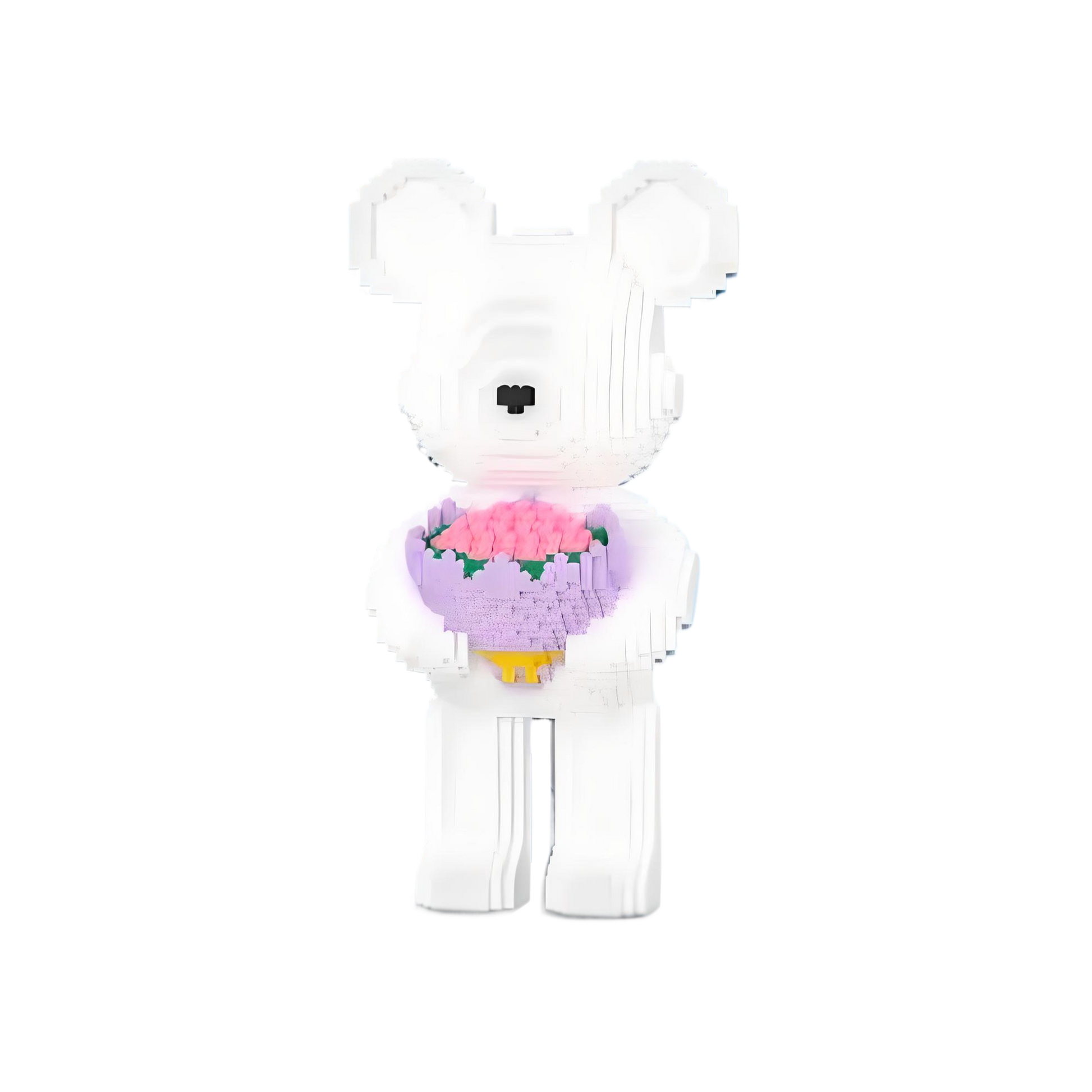 White Bear with Roses