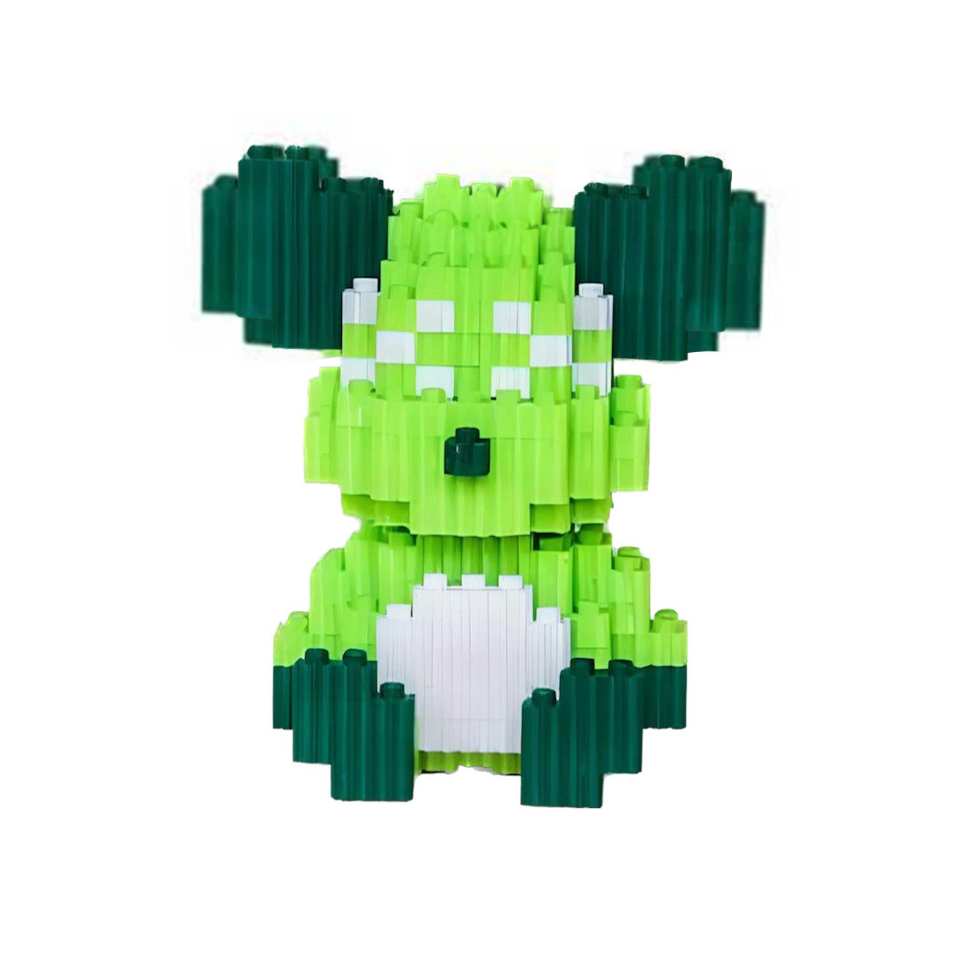 Small Green Sitting Bear